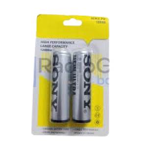 SONY ICR 3.7V HIGH QUALITY LITHIUM ION BATTERY 2 PIECE  (1 PACK).