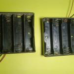 1 PCS 18650 BATTERY 4 CHAMBER CASE / HOLDER WITH WIRE