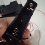 18650 battery holder, specifically designed to hold a single 18650 lithium-ion battery.