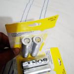 SONY ICR 3.7V HIGH QUALITY LITHIUM ION BATTERY 2 PIECE  (1 PACK).