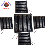 1 PCS 18650 BATTERY 4 CHAMBER CASE / HOLDER WITH WIRE