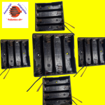 1 PCS 18650 BATTERY 4 CHAMBER CASE / HOLDER WITH WIRE