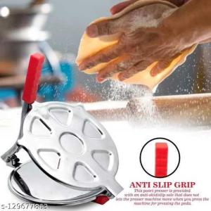 Affix স্টেইনলেস স্টিল পুরি ও রুটি মেকার (জাম্বো)