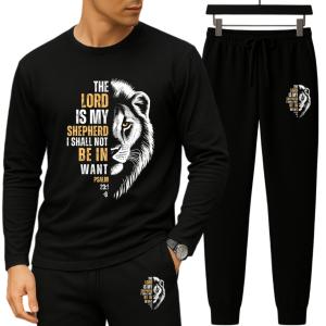 Long Sleeve Drop Shoulder Tshirt and Trouser Set