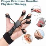 1 Piece Finger Gripper Guitar Finger Exerciser Hand Strengthener Hand Trainer Rehabilitation Training Equipment Black - NF Surgical