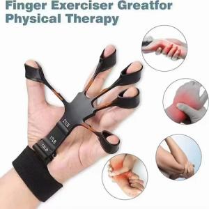 1 Piece Finger Gripper Guitar Finger Exerciser Hand Strengthener Hand Trainer Rehabilitation Training Equipment Black - NF Surgical