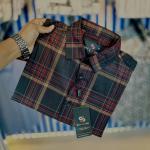 Shy Looks Full Sleeve Check Shirt | Pure Cotton Men's Casual Shirt