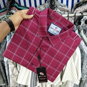 Pure Cotton Full Sleeve Check Shirt | Stylish Men's Casual Shirt