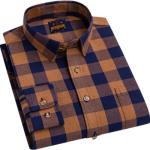 Men's long sleeve check shirt