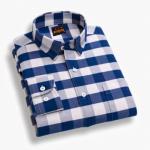 Men's long sleeve check shirt