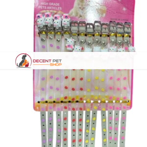 Adjustable Luminous Radium Collar with Hello Kitty Bell