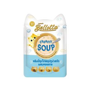 Bellotta Premium Creamy Soup Tuna & Chicken Extract Mix Clam 40gm