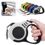 3m Retractable Dog Leash with Anti-slip Handle & Strong Nylon Tape