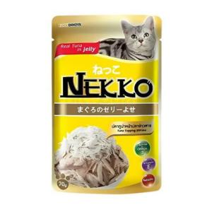Nekko Pouch Real Tuna Topping Shirasu in Jelly 70g