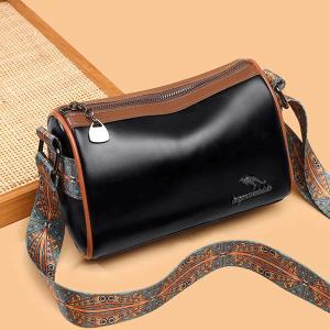 Trendy Pillow design glazy crossbody shoulder bag