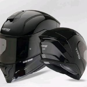TORQ EVO - Solid-Black Full Face Bike Helmet