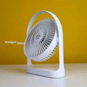 JISULIFE FA19A DC Fan, Run Directly With USB Power From Power Bank Or Solar (Without Battery)