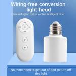 E27 Smart Lamp Holder with Wireless Remote & Timer