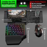 5 in 1 Mobile Game Combo Pack ( Phone Mouse Keyboard)