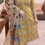 Unstitched Screen Print Three Piece | Premium Cotton Dress Material