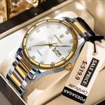 Poedagar Luxury Quartz Wrist Watch for Men