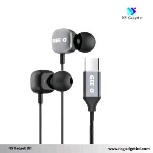 🎧 GEEOO TC600 Type-C Earphone 🔊 Ultra Bass | 🎤 Clear Call | 🔌 Type-C