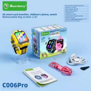 SmartBerry C006 Pro (SIM Supported Kids Smart Watch) Video Call, Real-Time GPS Tracker Kids Smartwatch I Blue, Pink, Yellow Color