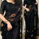 Georgette Printed Saree | Lightweight Stylish Saree for Women