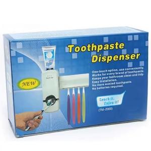 Bathroom Automatic Toothpaste Holder Dispenser Wall Mount Dust-pro Product Code: 1243