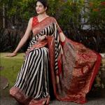 Digital Print Silk Sharee