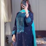 Sequence Embroidery Three Piece