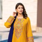 Sequence Embroidery Three Piece