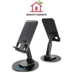 Adjustable & Foldable Phone/Tablet Holder | 360 Degree Metal Mobile Stand