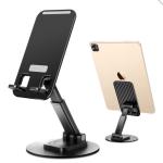 Adjustable & Foldable Phone/Tablet Holder | 360 Degree Metal Mobile Stand