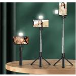 Q07 Bluetooth Selfie Stick with Light & Remote | Foldable Tripod