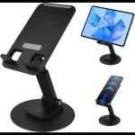 Adjustable & Foldable Phone/Tablet Holder | 360 Degree Metal Mobile Stand