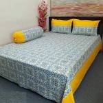 বেডশীট বালিশের কাবার কম্বো সেট