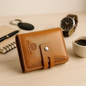 Original Leather Money Bag - Chocolate